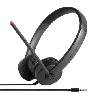 Lenovo Stereo Analog Headset Wired Head-band Office/Call center Juoda