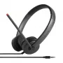Lenovo Stereo Analog Headset Wired Head-band Office/Call center Juoda