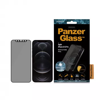 PanzerGlass® privatumą užtikrinanti ekrano apsauginė plėvelė iPhone 12 | 12 Pro | nuo krašto iki krašto