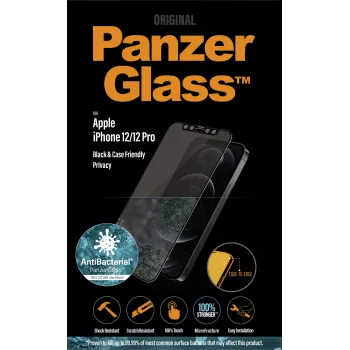PanzerGlass® privatumą užtikrinanti ekrano apsauginė plėvelė iPhone 12 | 12 Pro | nuo krašto iki krašto