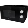 Mikrobangų krosnelė Gorenje MO20E1B — 20 L, 800 W, 5 galios lygiai, 270 mm sukamoji lėkštė, juoda