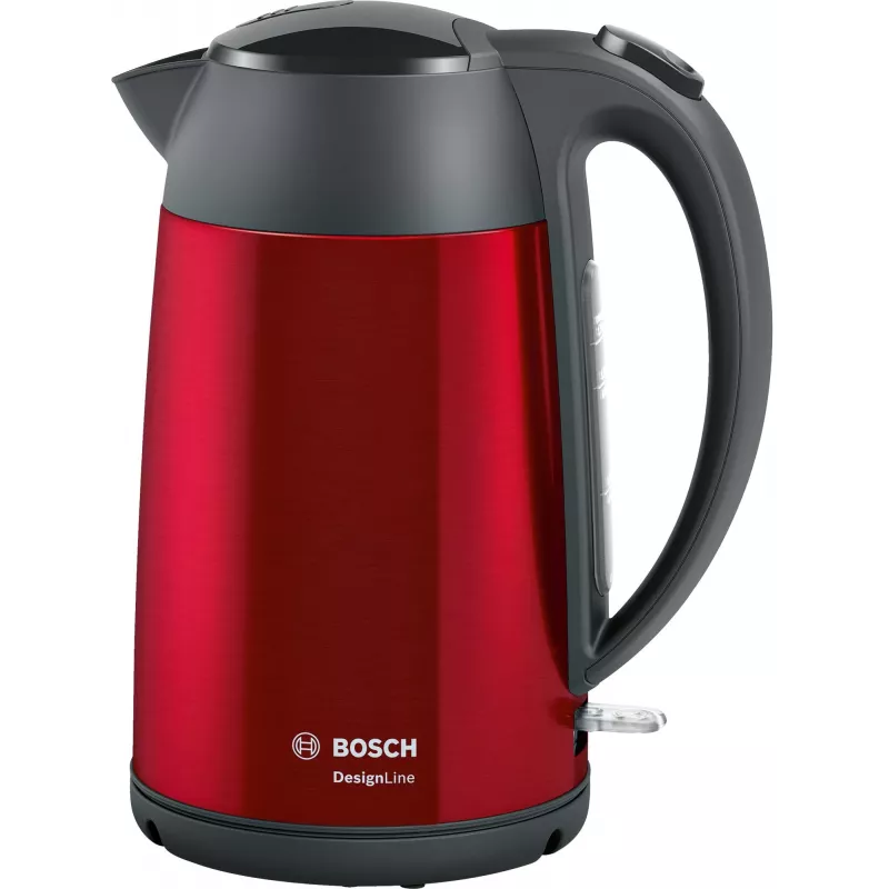 Bosch TWK3P424 elektrinis virdulys 1,7 L 2400 W Pilka, Raudona