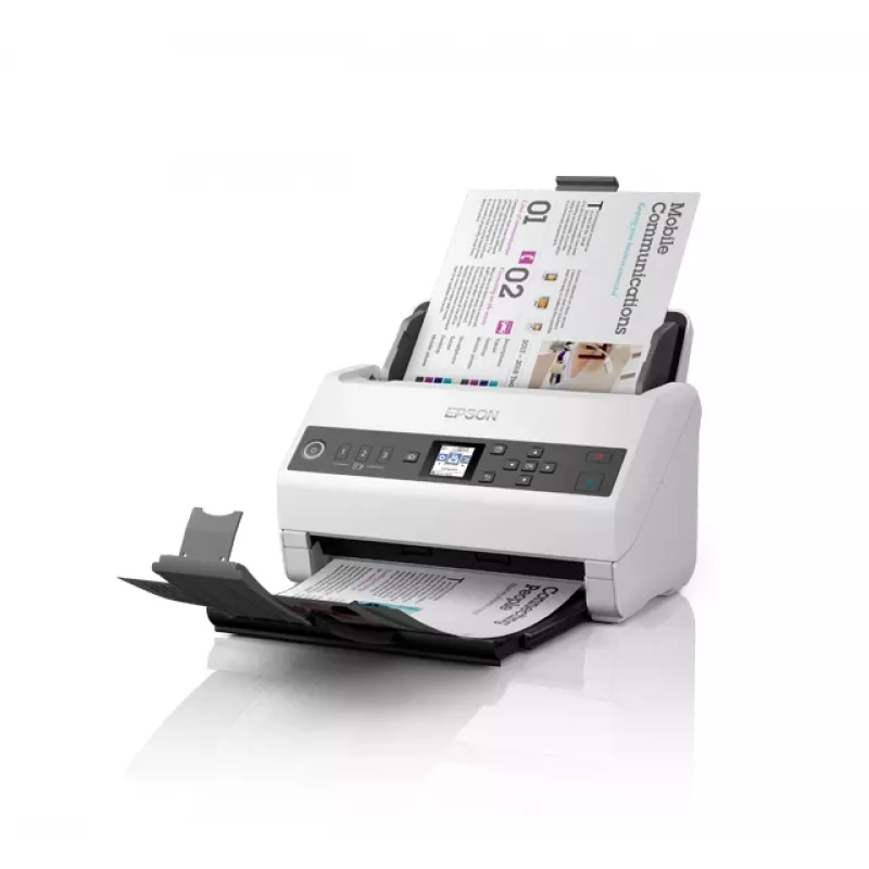 Epson DS-730N Dokumentų skaitytuvas 600 x 600 DPI A4 Juoda, Pilka