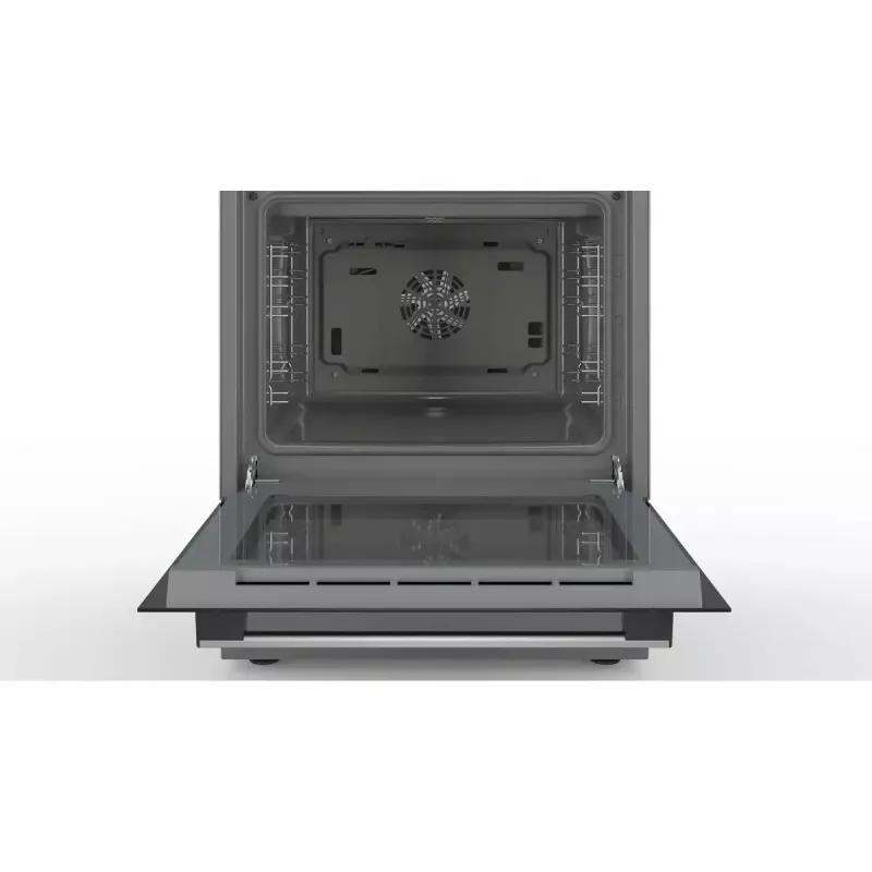 Laisvai pastatoma viryklė Bosch Serie 4 HKR39A250U, keraminė kaitlentė 4 zonos, orkaitė 66 L, nerūdijantis plienas, 600 mm
