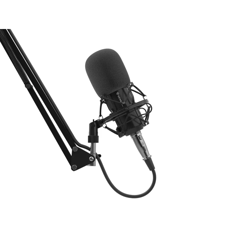 GENESIS Radium 300 XLR Juoda Studio mikrofonas