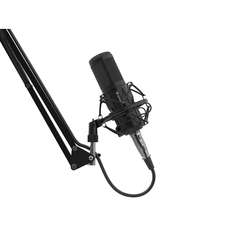 GENESIS Radium 300 XLR Juoda Studio mikrofonas