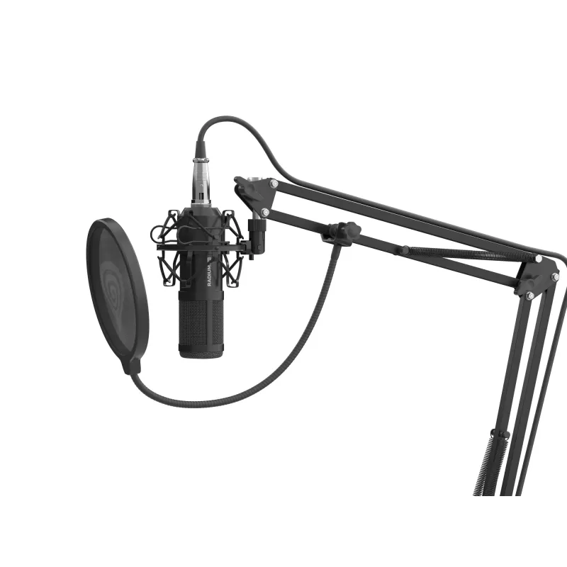 GENESIS Radium 300 XLR Juoda Studio mikrofonas
