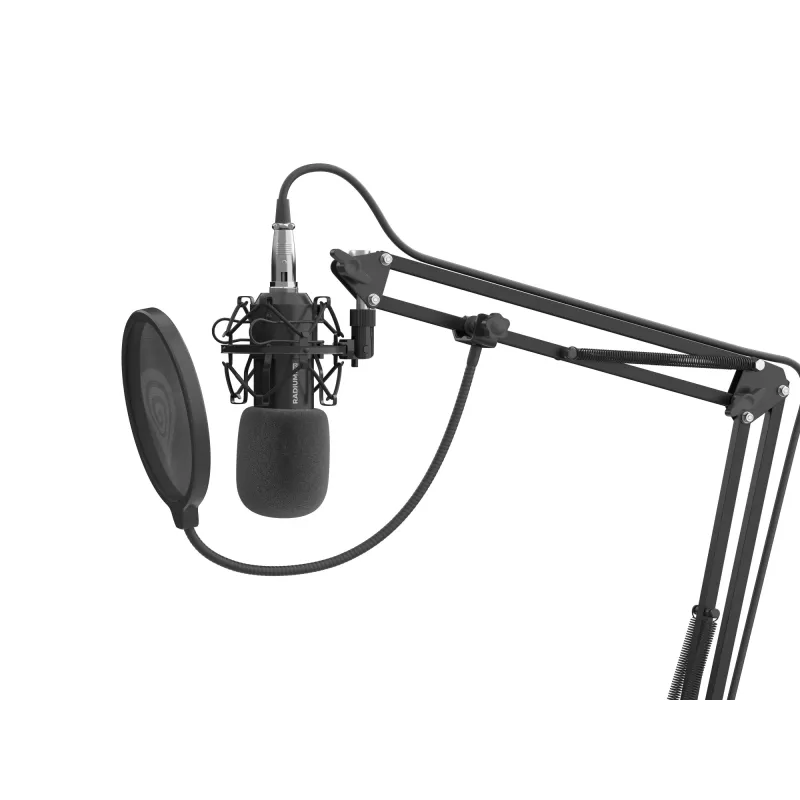 GENESIS Radium 300 XLR Juoda Studio mikrofonas