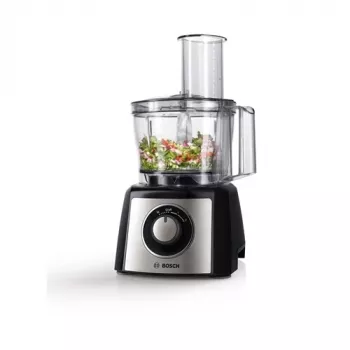 Virtuvinis kombainas Bosch MCM3401M su 800W varikliu ir 2,3 l dubeniu, juoda/nerūdijantis plienas