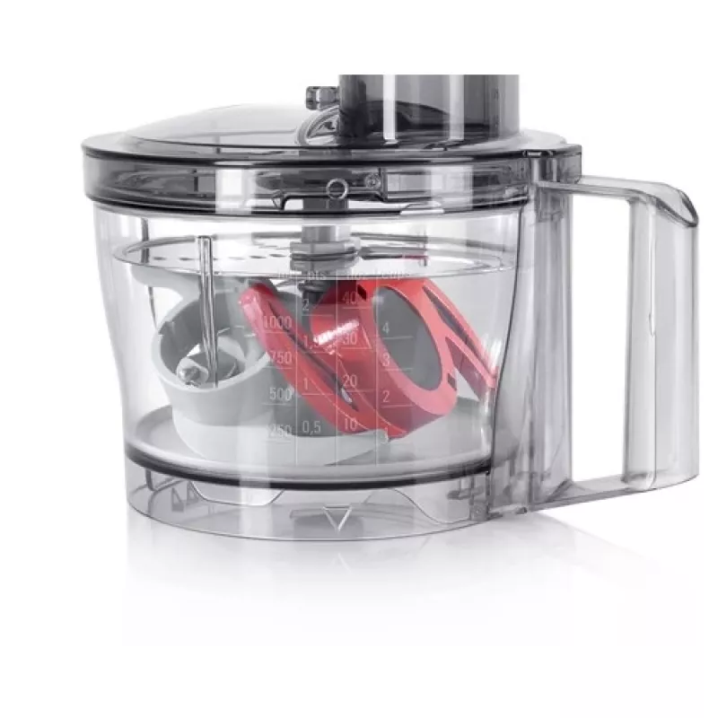 Virtuvinis kombainas Bosch MCM3401M su 800W varikliu ir 2,3 l dubeniu, juoda/nerūdijantis plienas