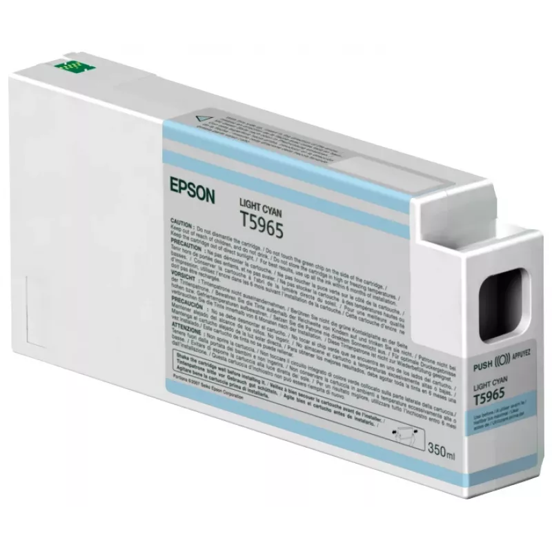 Epson Singlepack Light Cyan T596500 UltraChrome HDR 350 ml, šviesiai mėlyna, pigmentinis rašalas, 350 ml, 1 vnt.