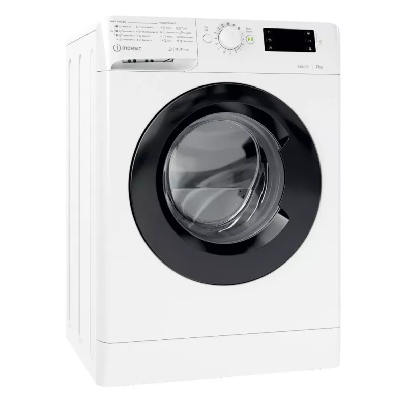 Indesit MTWE 71252 WK EE skalbimo mašina, įkraunama iš priekio, 7 kg, 1151 aps./min., balta