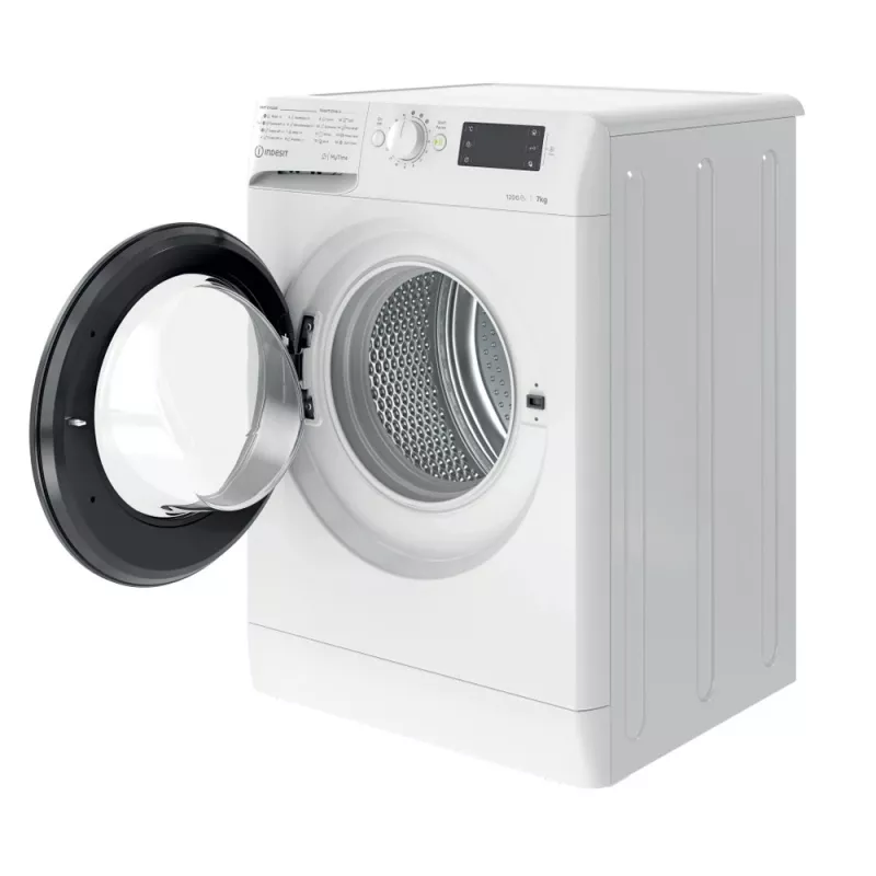 Indesit MTWE 71252 WK EE skalbimo mašina, įkraunama iš priekio, 7 kg, 1151 aps./min., balta