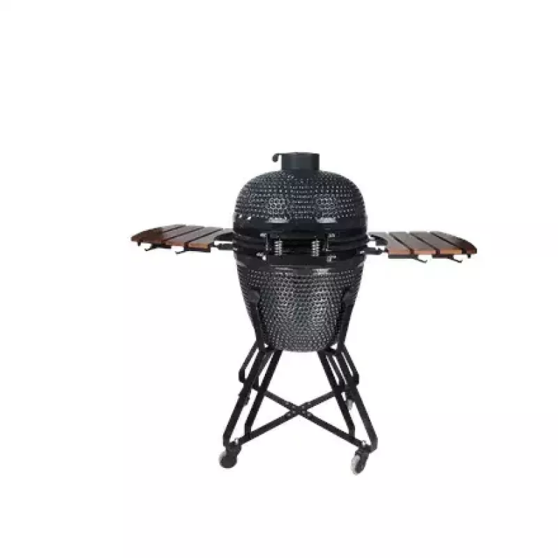Kamado anglies grilis TUNABONE TunaBone classic 21 colis (dydis M) tamsiai pilkas — 21 colio kepimo kamera