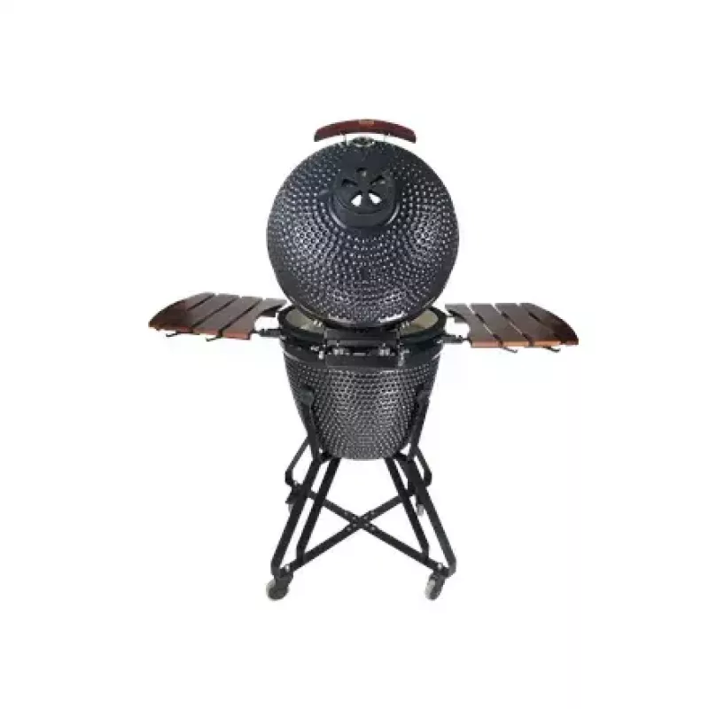 Kamado anglies grilis TUNABONE TunaBone classic 21 colis (dydis M) tamsiai pilkas — 21 colio kepimo kamera