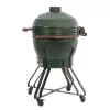 Keramikinis Kamado grilis TARGUS TBG24GREEN-02 — 24 colių žalias anglių kepimo įrenginys