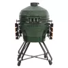 Keramikinis Kamado grilis TARGUS TBG24GREEN-02 — 24 colių žalias anglių kepimo įrenginys