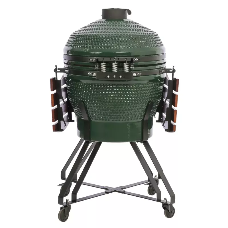Keramikinis Kamado grilis TARGUS TBG24GREEN-02 — 24 colių žalias anglių kepimo įrenginys
