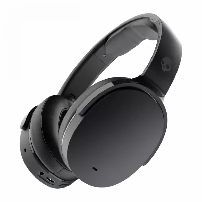 Ausinės Skullcandy Hesh ANC — viršutinės laidinės ir belaidės, Bluetooth 5.0, ANC, USB-C, 22 h veikimo, 3,5 mm, juodos