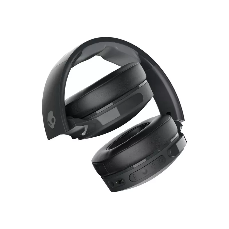Ausinės Skullcandy Hesh ANC — viršutinės laidinės ir belaidės, Bluetooth 5.0, ANC, USB-C, 22 h veikimo, 3,5 mm, juodos