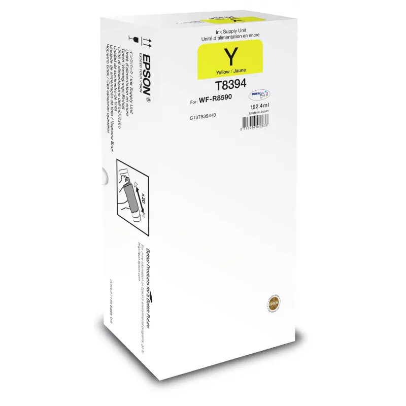 Epson T83 XL rašalo tiekimo blokas, geltonas