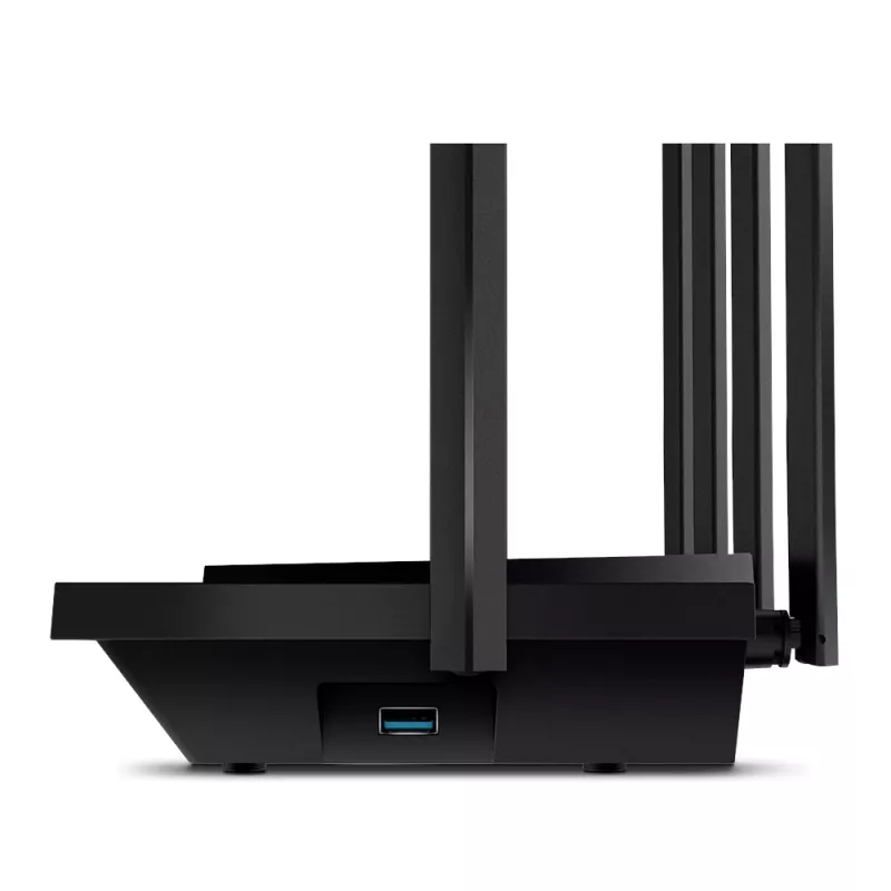TP-Link Archer AX5400 dviejų juostų gigabito belaidis maršrutizatorius su Wi-Fi 6, juodas
