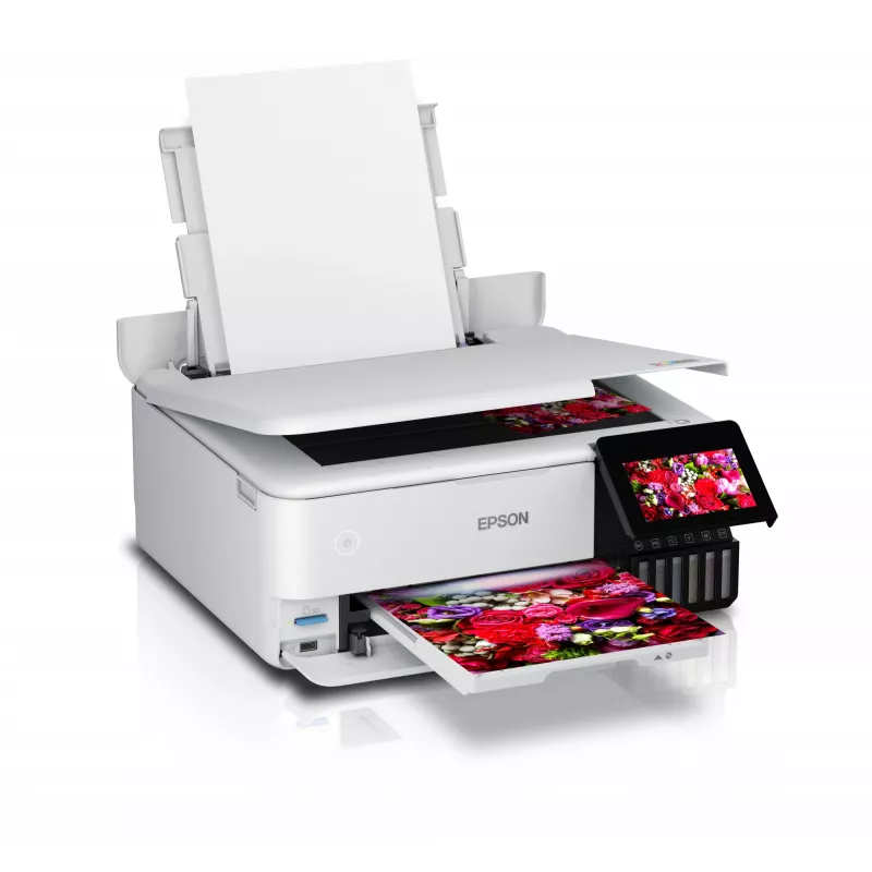 Daugiafunkcinis rašalinis spausdintuvas Epson EcoTank L8160 — spalvotas spausdinimas, 5760x1440 DPI, 32 ppm, A4, „Wi‑Fi“, dvipusis spausdinimas
