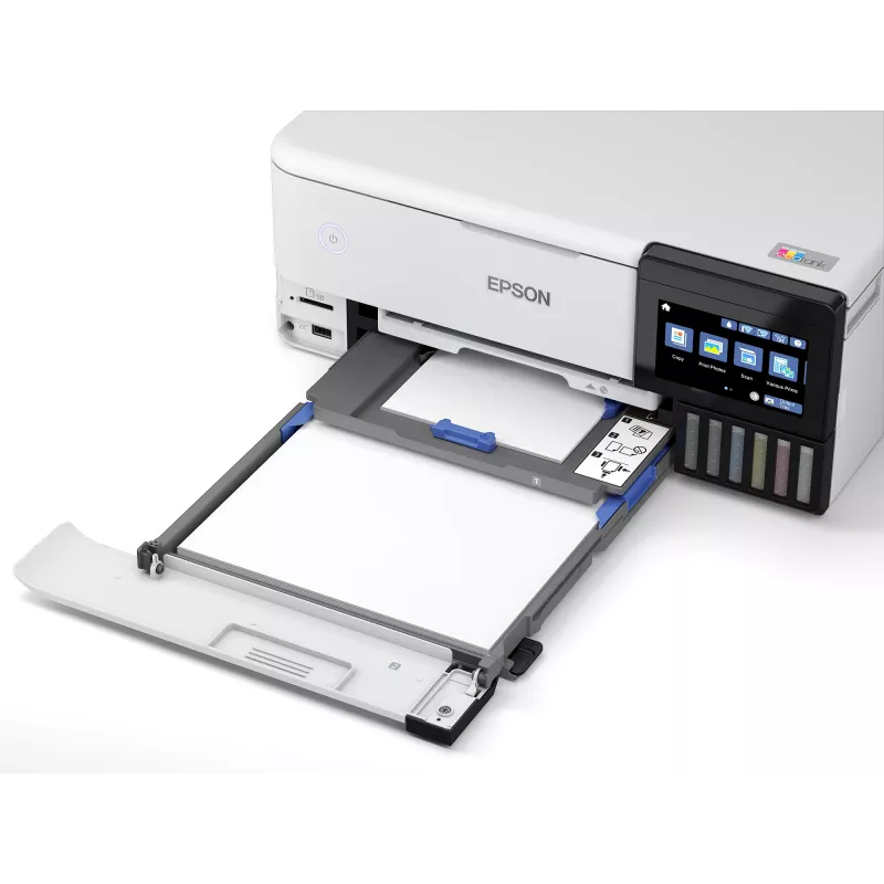 Daugiafunkcinis rašalinis spausdintuvas Epson EcoTank L8160 — spalvotas spausdinimas, 5760x1440 DPI, 32 ppm, A4, „Wi‑Fi“, dvipusis spausdinimas