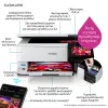Daugiafunkcinis rašalinis spausdintuvas Epson EcoTank L8160 — spalvotas spausdinimas, 5760x1440 DPI, 32 ppm, A4, „Wi‑Fi“, dvipusis spausdinimas