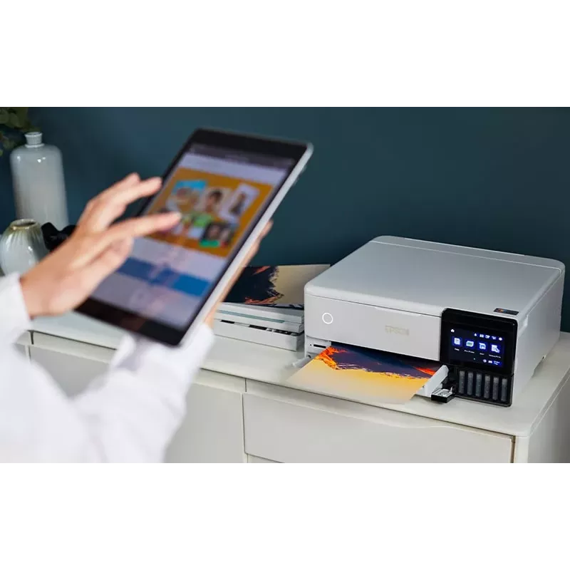 Daugiafunkcinis rašalinis spausdintuvas Epson EcoTank L8160 — spalvotas spausdinimas, 5760x1440 DPI, 32 ppm, A4, „Wi‑Fi“, dvipusis spausdinimas