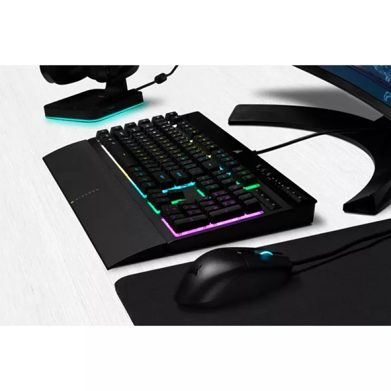 CORSAIR Gaming klaviatūra - K55 RGB Pro Qwerty Us