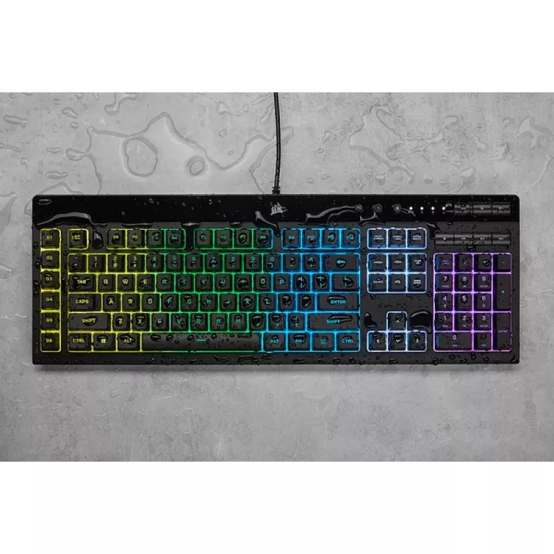 CORSAIR Gaming klaviatūra - K55 RGB Pro Qwerty Us