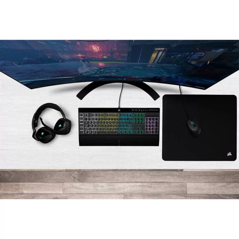 CORSAIR Gaming klaviatūra - K55 RGB Pro Qwerty Us