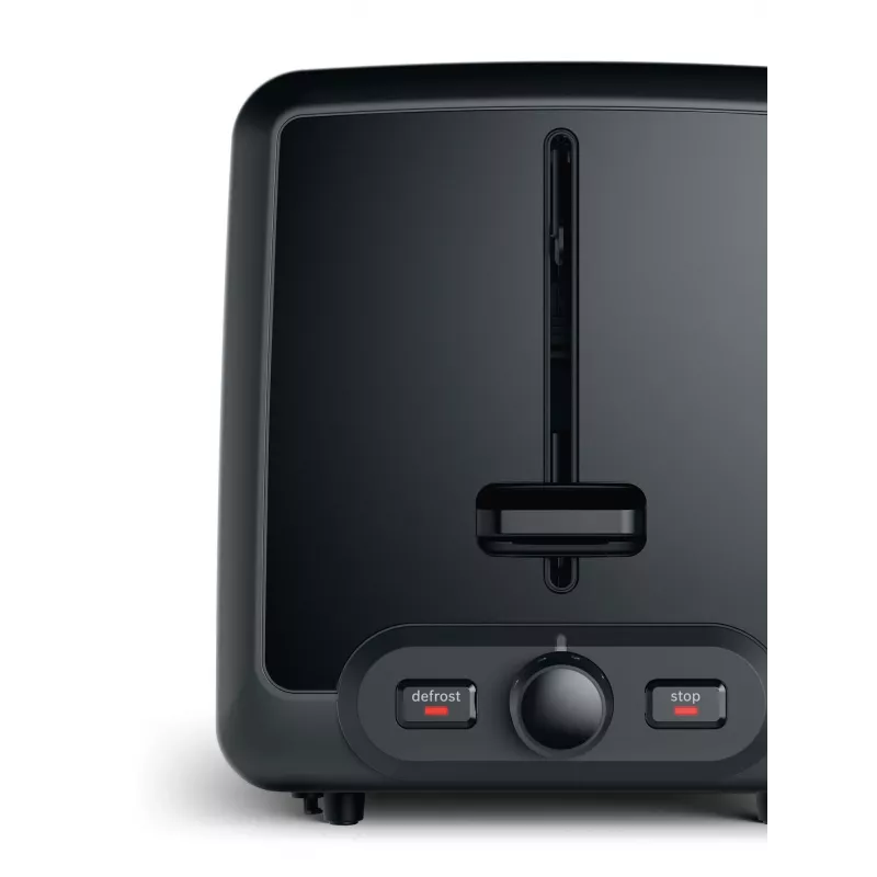 Skrudintuvas Bosch TAT4P429 2 riekėms 970 W juoda/ruda, kompaktiškas nerūdijantis plienas