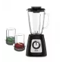 Stalinis trintuvas Tefal BlendForce II BL4388 — 800 W, 1,25 l stiklinis indas, ledo smulkinimas, juoda / šlifuotas plienas