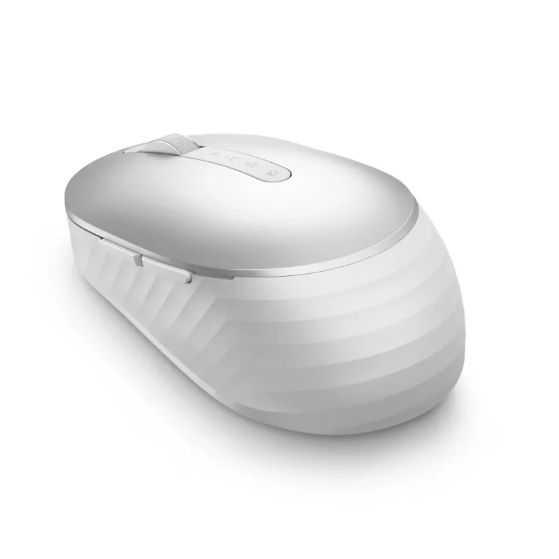 DELL Pro Premium Compact pelė - MS7421W - Platinum Sidabrinė, abiem rankoms tinkama, optinė, RF belaidė + Bluetooth, 1600 DPI, Platinum, Sidabrinė