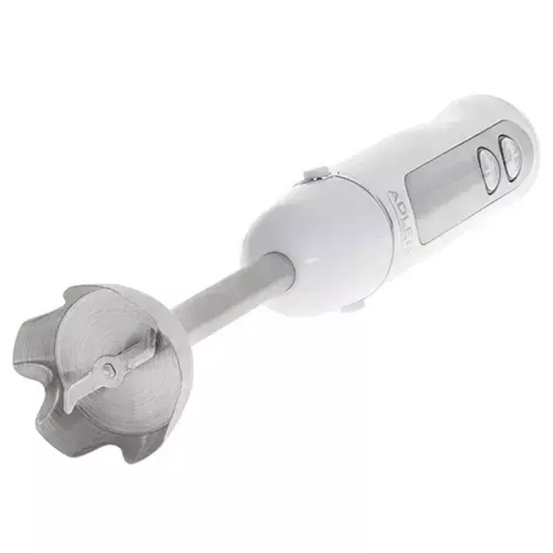 Panardinamasis blenderis Adler AD 4625w — rankinis trintuvas, 5 greičiai, turbo, 1500 W, nerūdijančio plieno peilis, sidabrinis/baltas