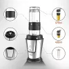 Sport blender Adler AD 4081 — nešiojamasis asmeninis trintuvas, 800 W maks., 0,57 l puodelis, nerūdijančio plieno peilis, 2 buteliai