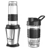 Sport blender Adler AD 4081 — nešiojamasis asmeninis trintuvas, 800 W maks., 0,57 l puodelis, nerūdijančio plieno peilis, 2 buteliai