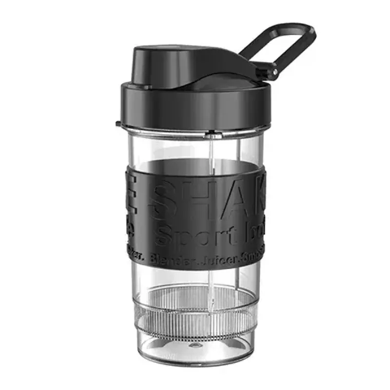 Sport blender Adler AD 4081 — nešiojamasis asmeninis trintuvas, 800 W maks., 0,57 l puodelis, nerūdijančio plieno peilis, 2 buteliai