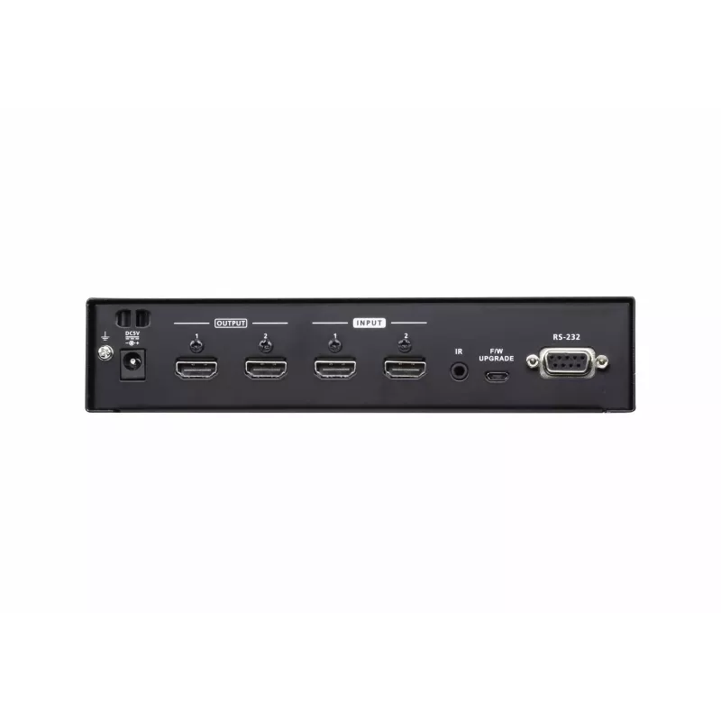 ATEN 2x2 4K HDMI matricos jungiklis, iki 15m, AV matricos perjungiklis, 10,2 Gbit/s, 340 MHz, 4096 x 2160 pikselių, 4096 x 2160, 3840 x 2160, juoda