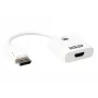 ATEN True 4K DisplayPort į HDMI aktyvus adapteris, 4096 x 2160 pikselių, 60 Hz, baltas, aktyvus vaizdo keitiklis, 0 - 50 °C, -20 - 60 °C