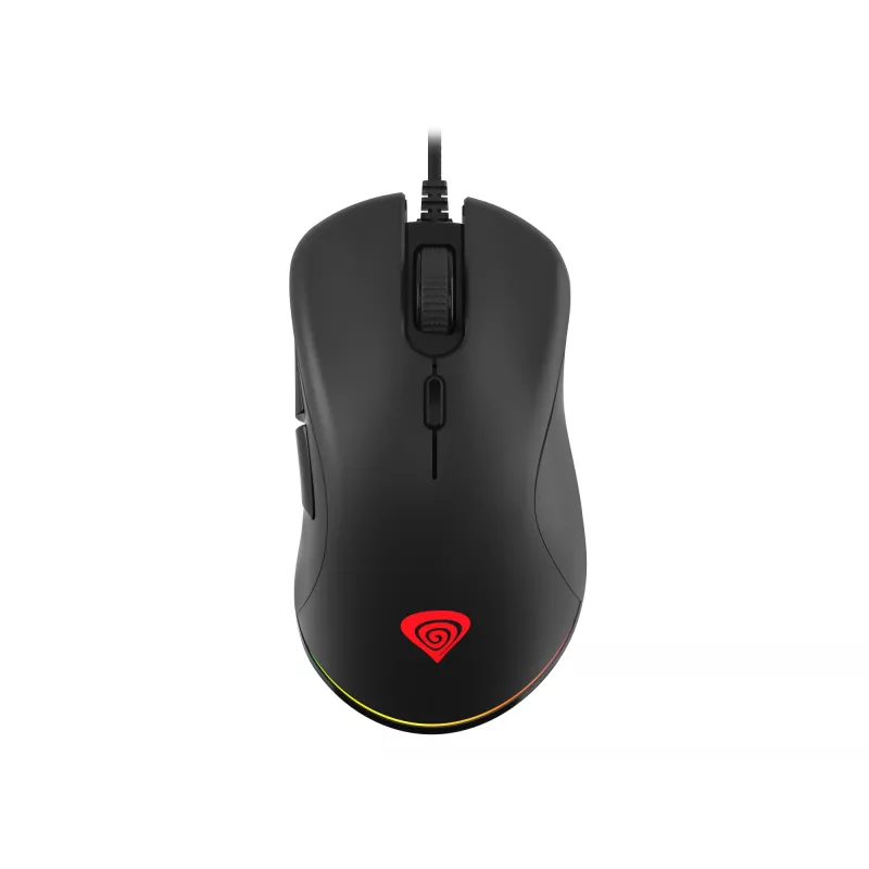 GENESIS Krypton 200 pelė, skirta žaidimams, dešiniarankiams, USB Type-A, optinė, 6400 DPI