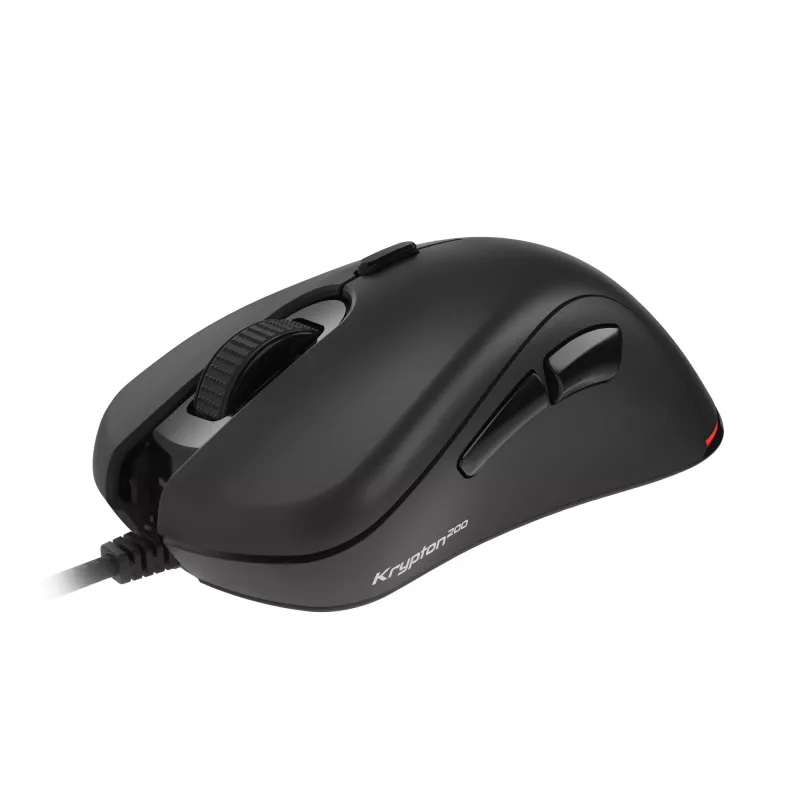GENESIS Krypton 200 pelė, skirta žaidimams, dešiniarankiams, USB Type-A, optinė, 6400 DPI