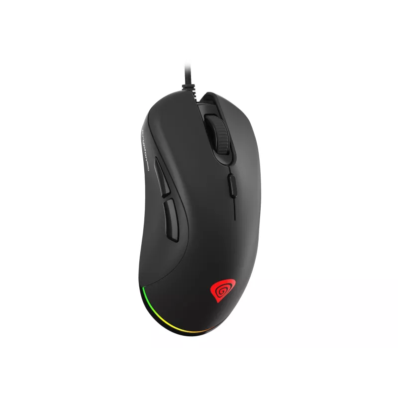 GENESIS Krypton 200 pelė, skirta žaidimams, dešiniarankiams, USB Type-A, optinė, 6400 DPI