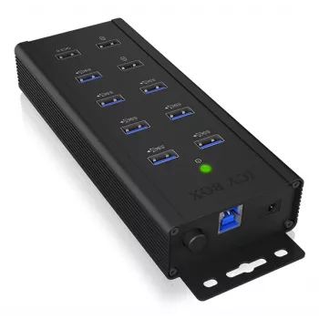 ICY BOX IB-HUB1703-QC3 USB 3.2 Gen 1 (3.1 Gen 1) Type-B 5000 Mbit/s Juoda