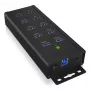 ICY BOX IB-HUB1703-QC3 USB 3.2 Gen 1 (3.1 Gen 1) Type-B 5000 Mbit/s Juoda
