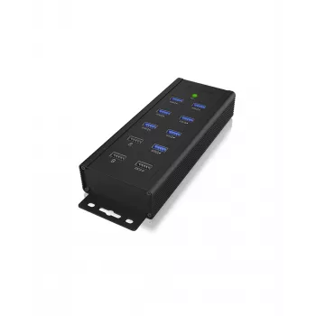 ICY BOX IB-HUB1703-QC3 USB 3.2 Gen 1 (3.1 Gen 1) Type-B 5000 Mbit/s Juoda
