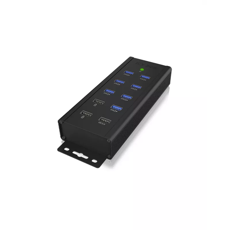 ICY BOX IB-HUB1703-QC3 USB 3.2 Gen 1 (3.1 Gen 1) Type-B 5000 Mbit/s Juoda