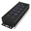 ICY BOX IB-HUB1703-QC3 USB 3.2 Gen 1 (3.1 Gen 1) Type-B 5000 Mbit/s Juoda